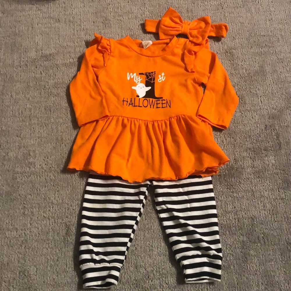 Baby Girl 1st Halloween Outfit